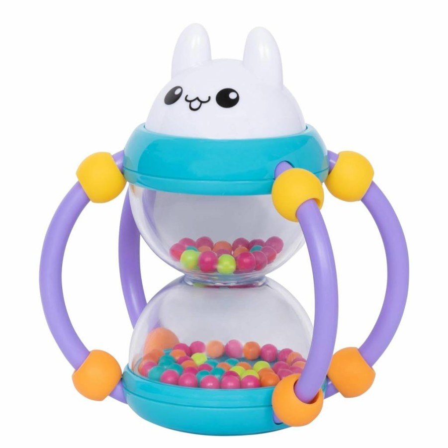Smart Steps Interactive Baby Rattle Toy - Busy Bunny Sensory Shaker for Infants