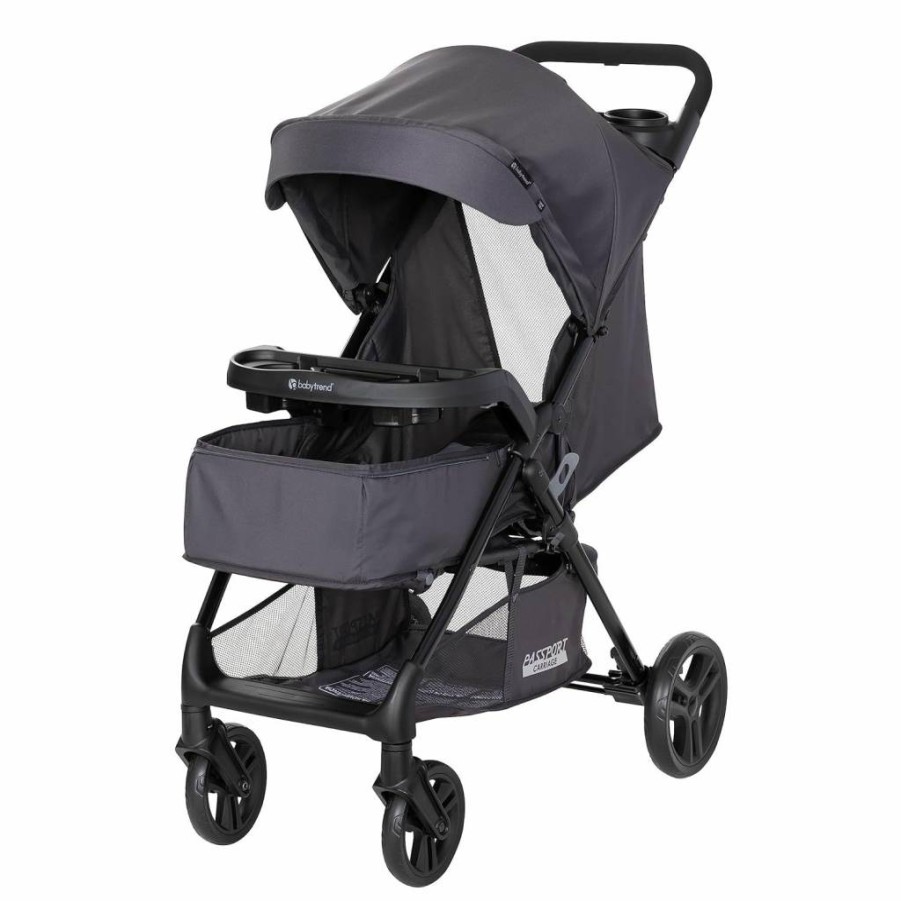 Baby Trend Passport Travel System Stroller with EZ-Lift Infant Car Seat - Lightweight Foldable Baby Carrier, Dash Pink