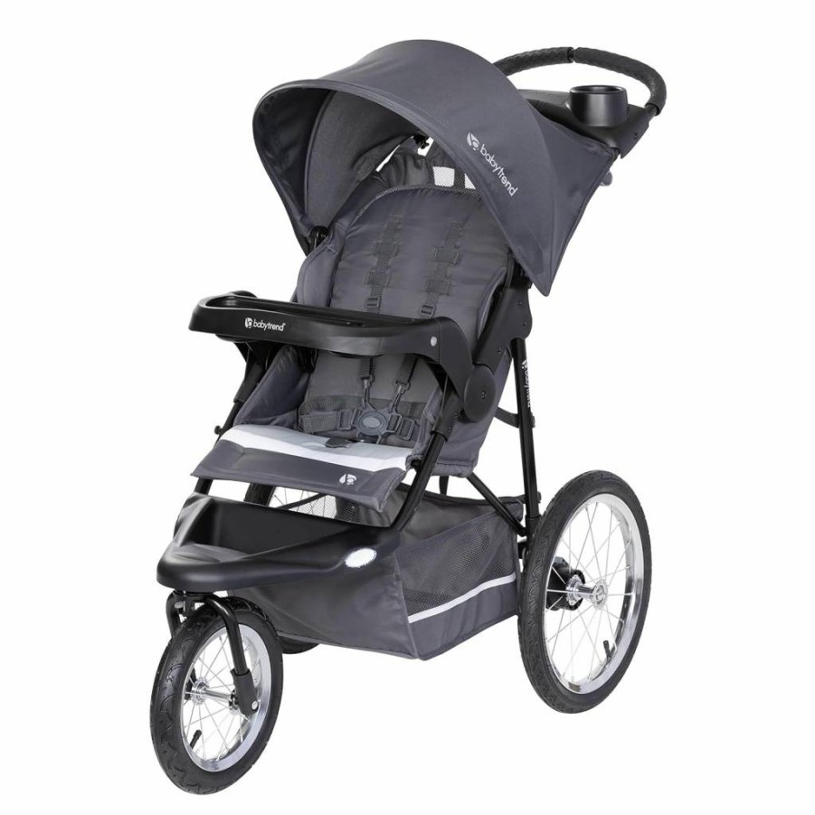 Baby Trend Expedition Jogger Stroller - Lightweight, Compact, and Stylish Dash Pink Design for Easy Travel