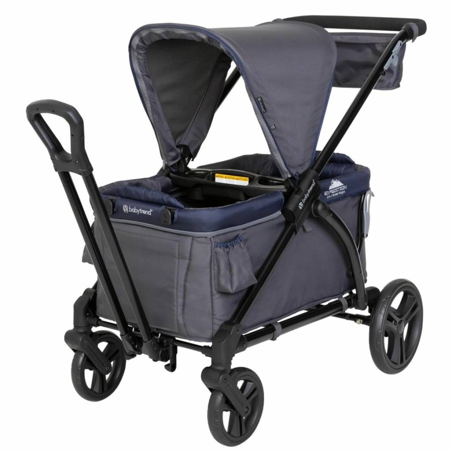 Baby Trend Navigator Plus 2-in-1 Stroller Wagon for Kids – Lightweight, Compact, Dash Midnight Design