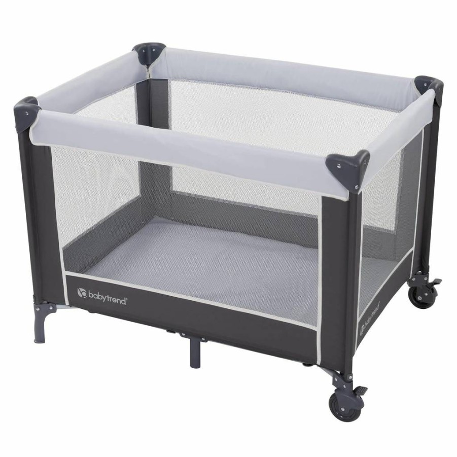 Baby Trend Portable Playard with Twinkle Midnight Design - Lightweight, Foldable Playpen for Babies & Toddlers