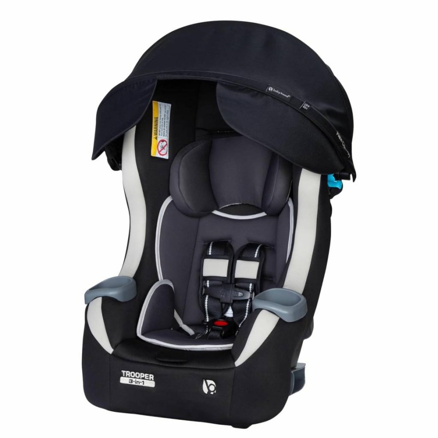 Baby Trend Trooper 3-in-1 Convertible Car Seat for Infants & Toddlers | Dash Black | Safety & Comfort