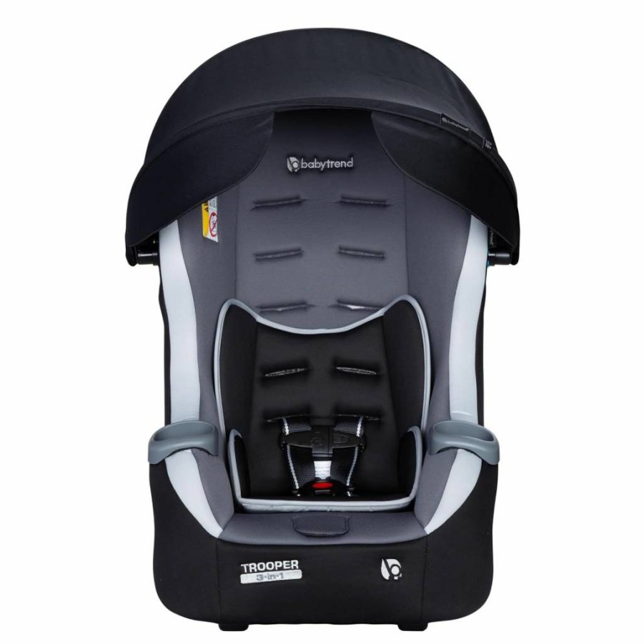 Baby Trend Trooper 3-in-1 Convertible Car Seat for Infants & Toddlers | Dash Black | Safety & Comfort