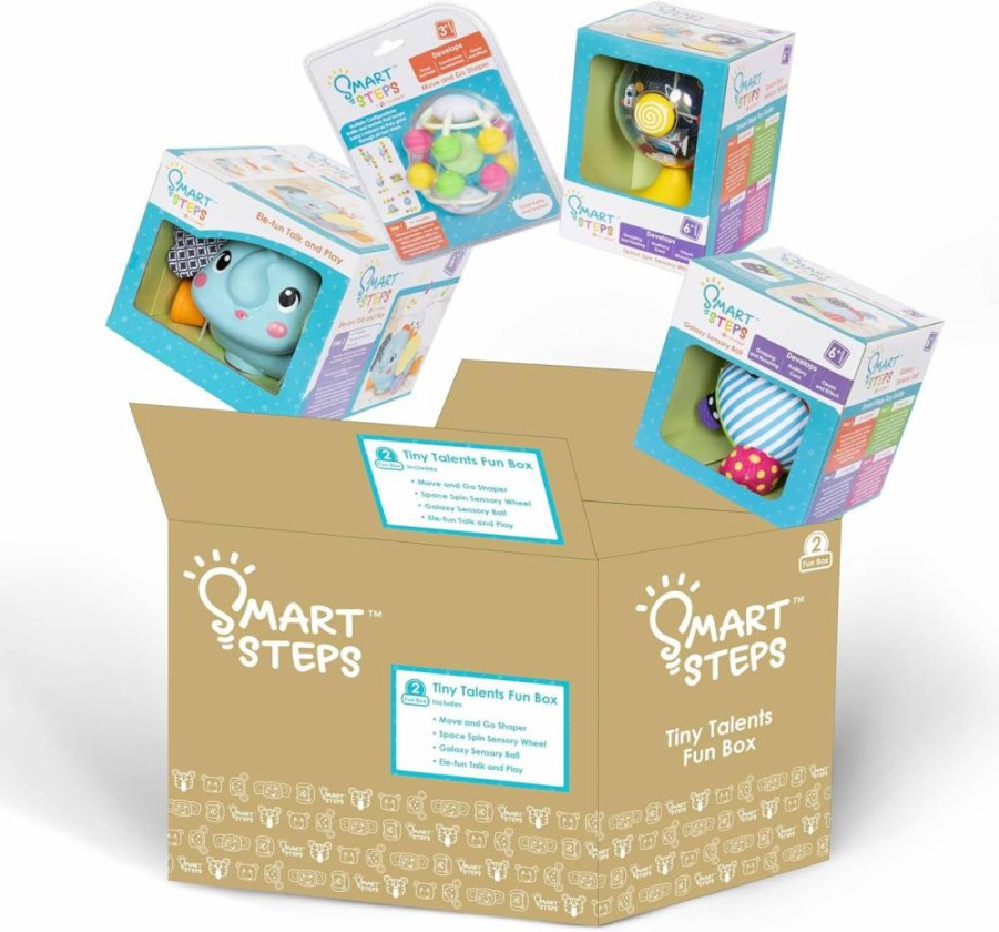 Smart Steps STEM Baby Toys Gift Box for 9-12 Months - Brain Development Fun Box for Infants
