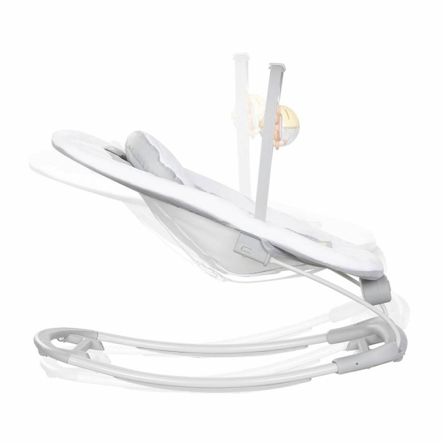 Smart Steps My First Rocker 2 Baby Bouncer - Interactive Infant Seat with Gentle Motion, White Orbits Design