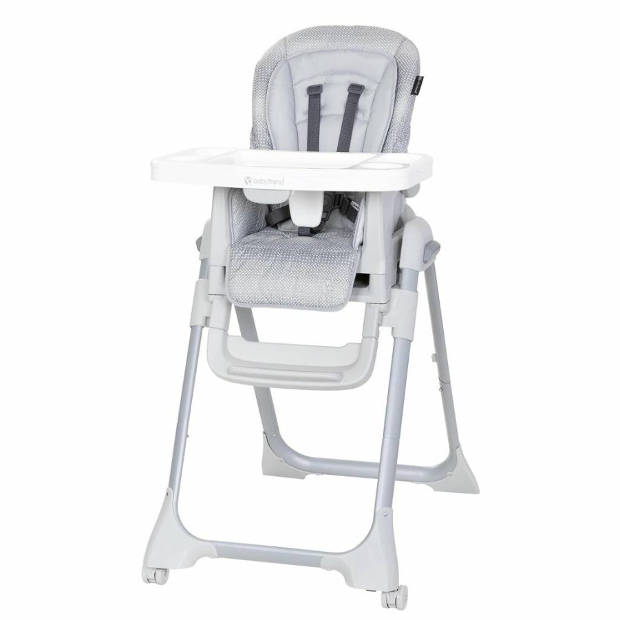 Baby Trend Everlast 7-in-1 Convertible High Chair for Infants & Toddlers, Adjustable Height, Pink Stone Design
