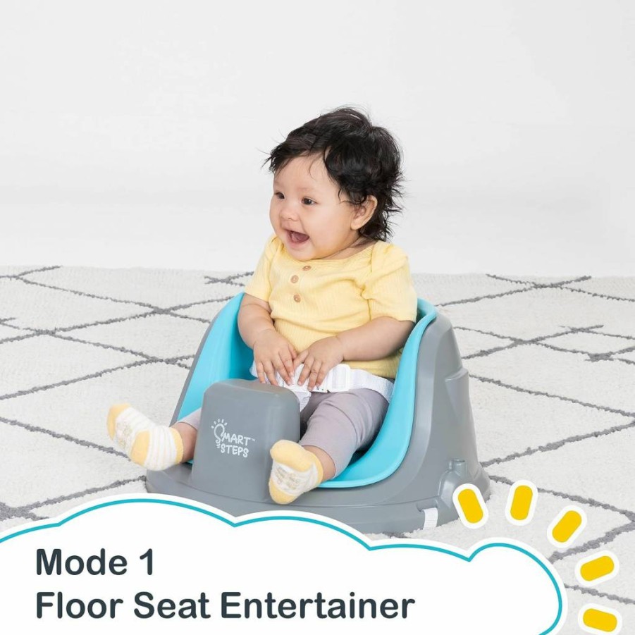 Smart Steps Blue Safari 5-in-1 Activity Booster Seat for Toddlers – Explore N’ Play Fun
