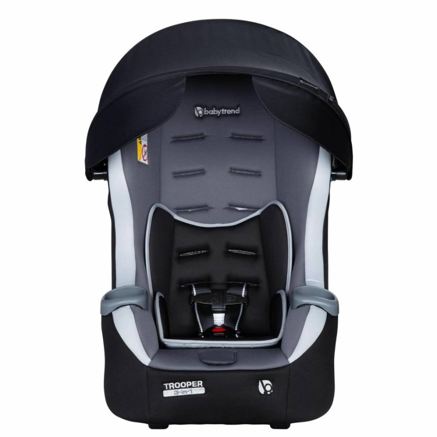 Baby Trend Trooper Plus 3-in-1 Convertible Car Seat with Canopy – Dash Twilight Design for Safety & Comfort