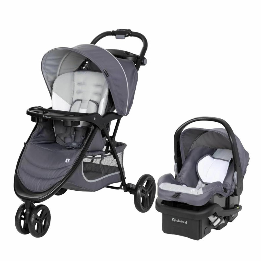 Baby Trend Nexton Travel System - Lightweight Stroller & Infant Car Seat Combo, Coral Floral Pattern, Safe & Convenient for Newborns