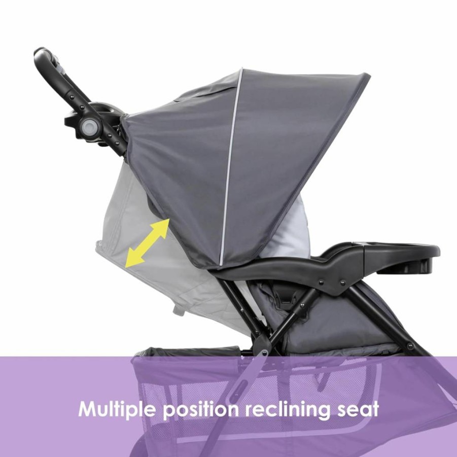 Baby Trend Nexton Travel System - Lightweight Stroller & Infant Car Seat Combo, Coral Floral Pattern, Safe & Convenient for Newborns