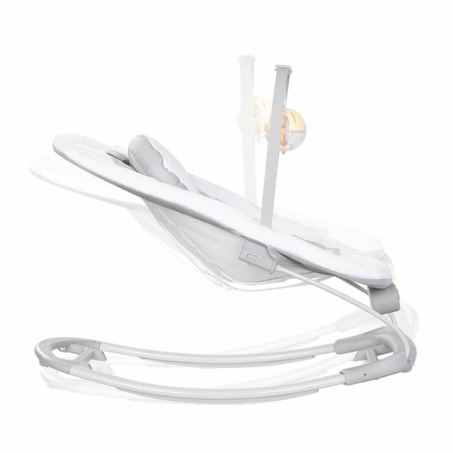 Smart Steps Baby Bouncer - My First Rocker 2, Ergonomic Infant Seat, Daisy Pink, Gentle Rocking Motion, Newborn to Toddler