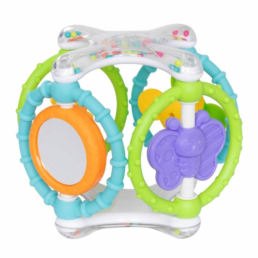 Smart Steps Baby Rattle Teether Toy - Interactive Spin & Grab Sensory Toy for Infants